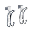 WENKO Türhaken Lochdesign, 2er Set, Stahl