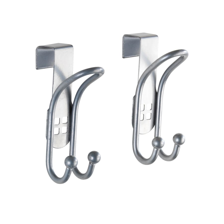 WENKO Türhaken Lochdesign, 2er Set, Stahl