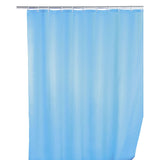 WENKO UNI Anti-Schimmel Duschvorhang, 180 x 200 cm hellblau