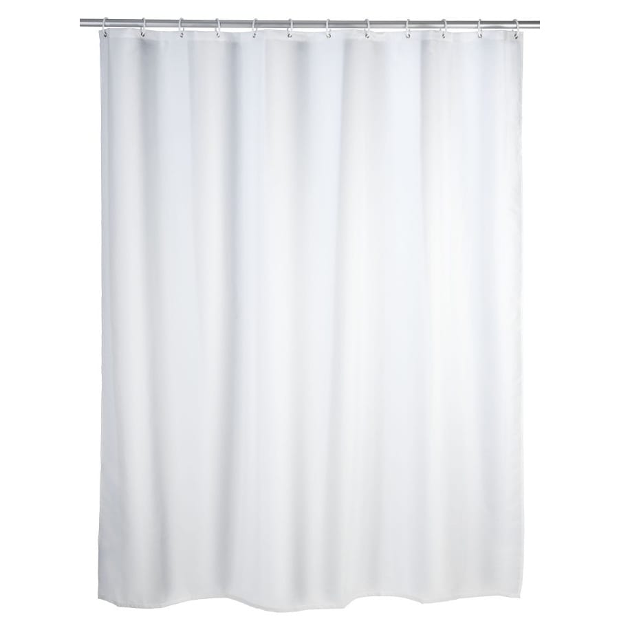 WENKO UNI Anti-Schimmel Duschvorhang, 180 x 200 cm weiß