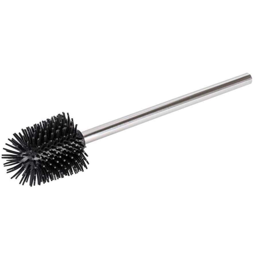 WENKO WC-Ersatzbürste mit Edelstahlstiel, Silikon Ø 7,5 cm