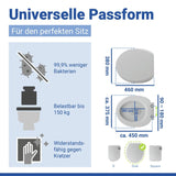 WENKO WC-Sitz Muschel mit Absenkautomatik
