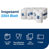 Tork Advanced Wischtuch 420 2-lagig weiß