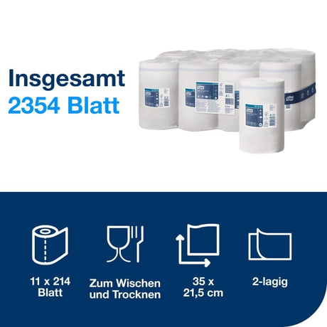 Tork Advanced Wischtuch 420 2-lagig weiß
