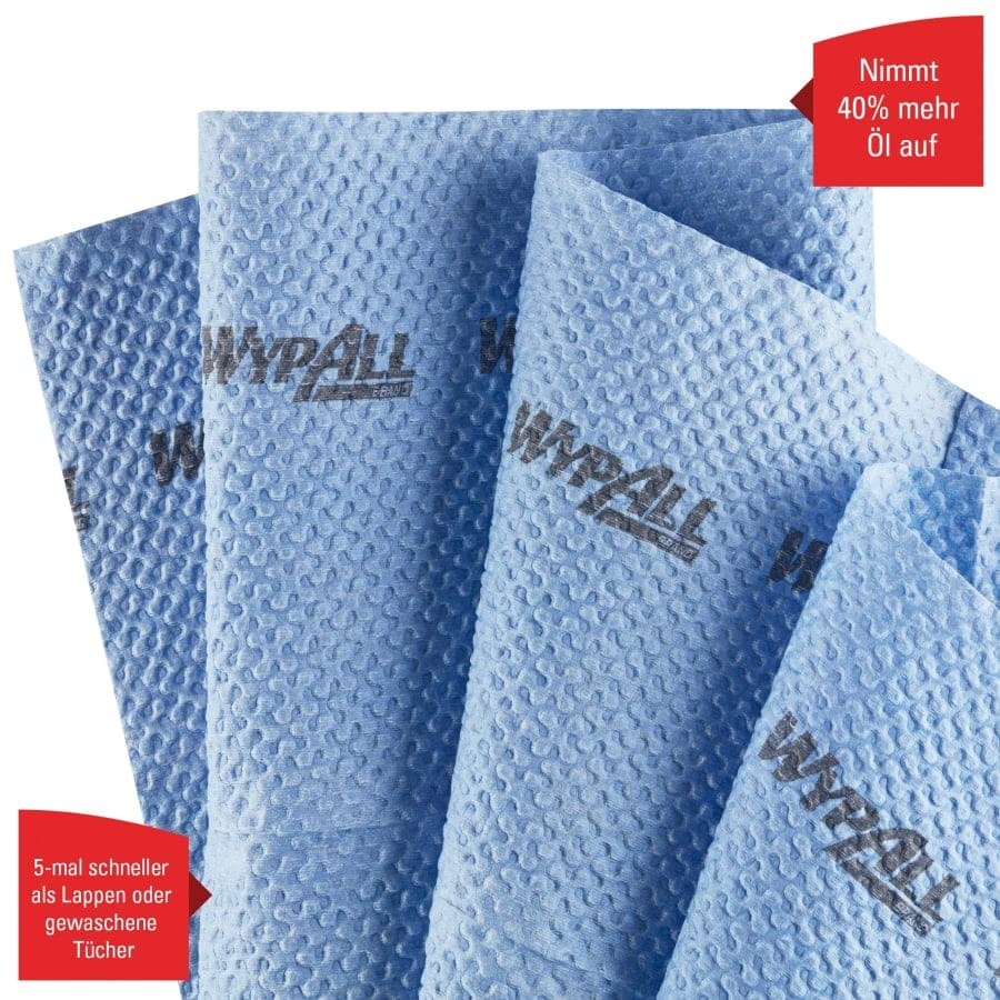 WypAll® Forcemax Wischtücher, 1-lagig, 33,5 x 34,5 cm