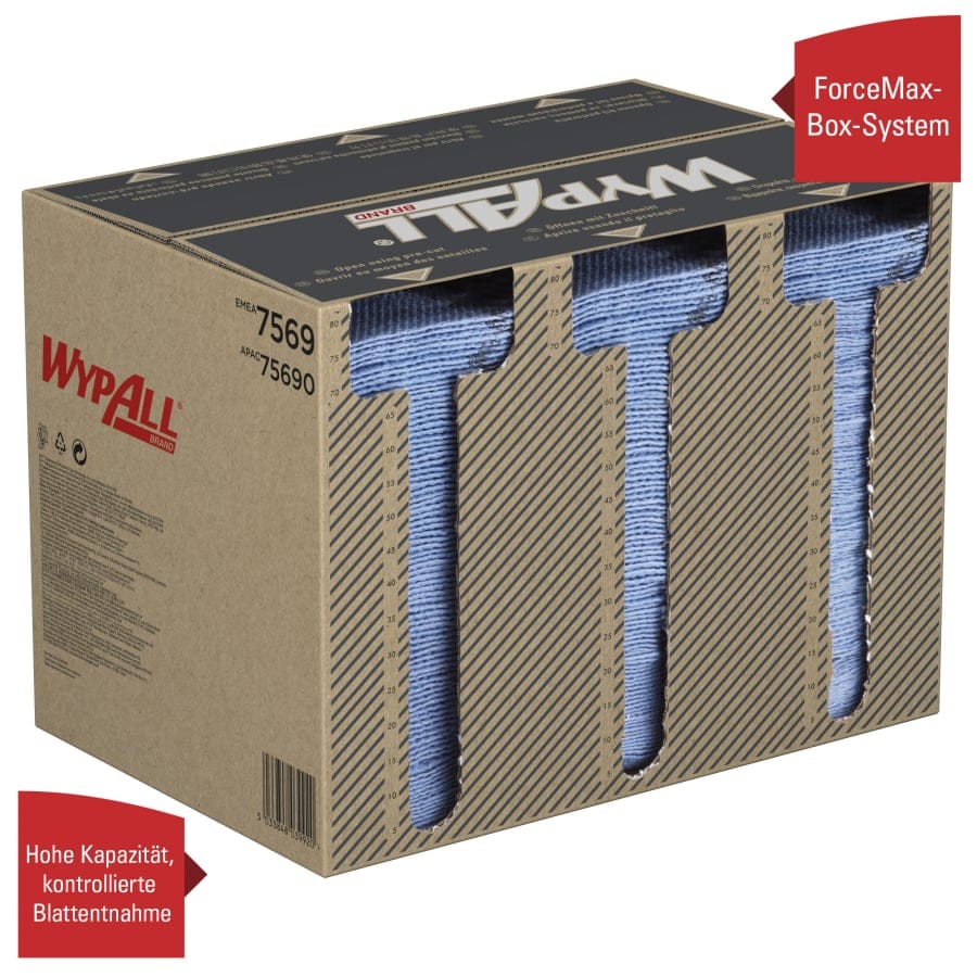 WypAll® Forcemax Wischtücher, 1-lagig, 33,5 x 34,5 cm
