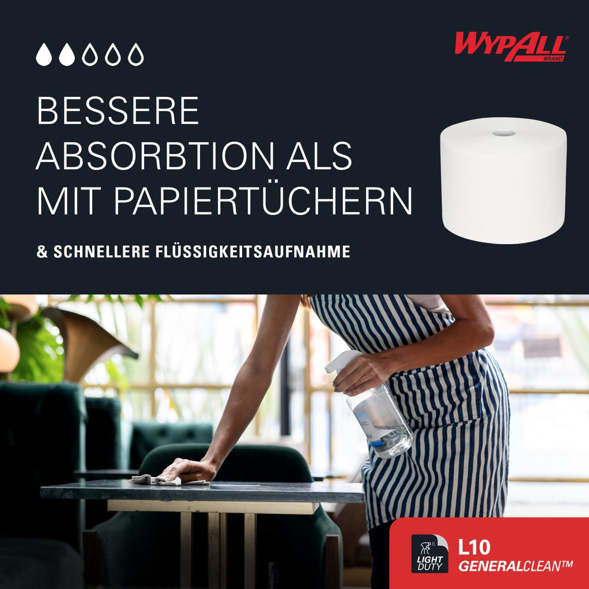WYPALL* L10 Extra Wischtücher