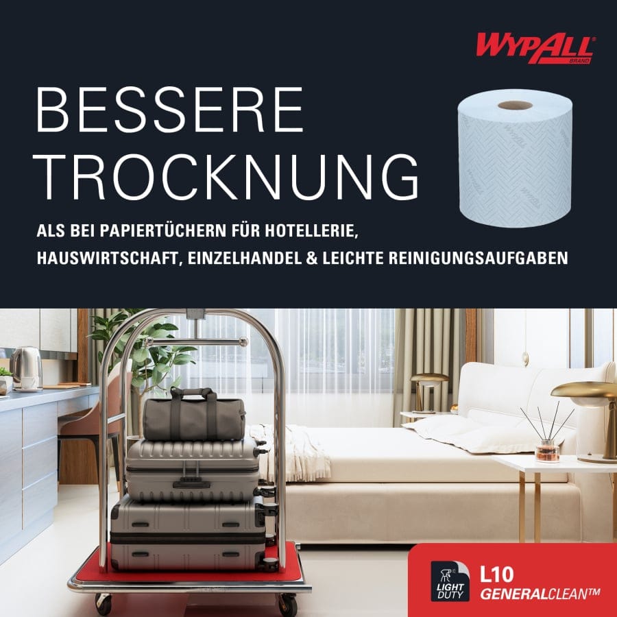 WypAll® L10 Papierputztücher 7494, 1-lagig