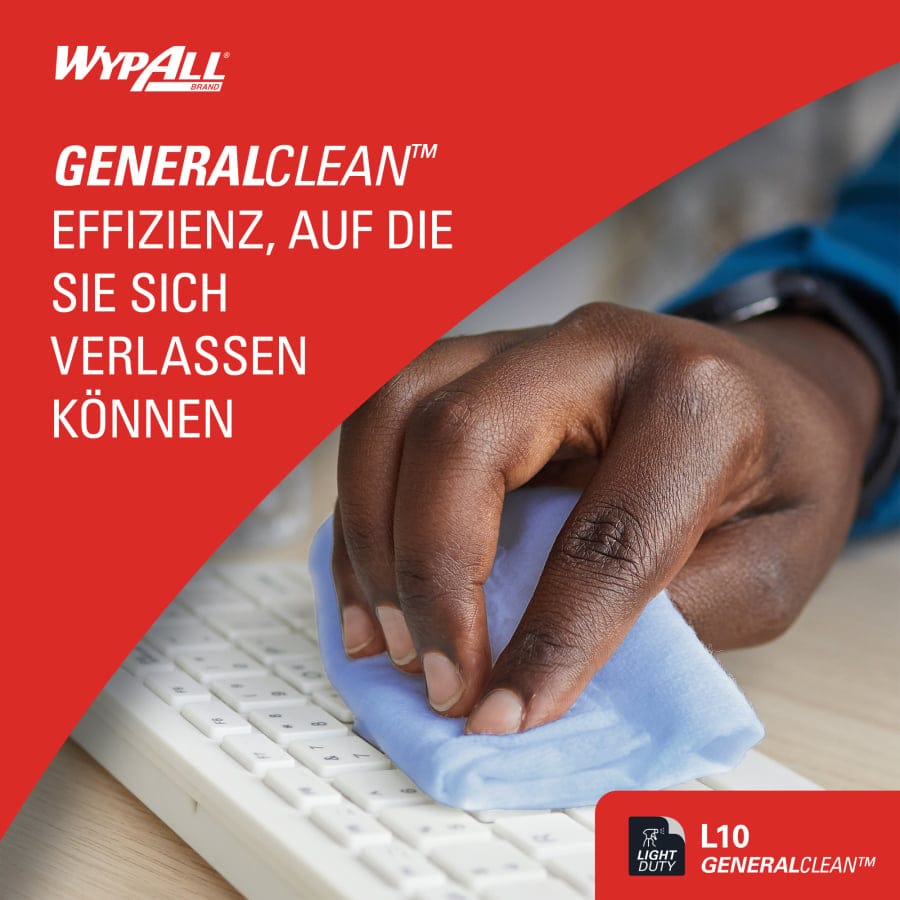 WypAll® L10 Rollenhandtücher, 1-lagig
