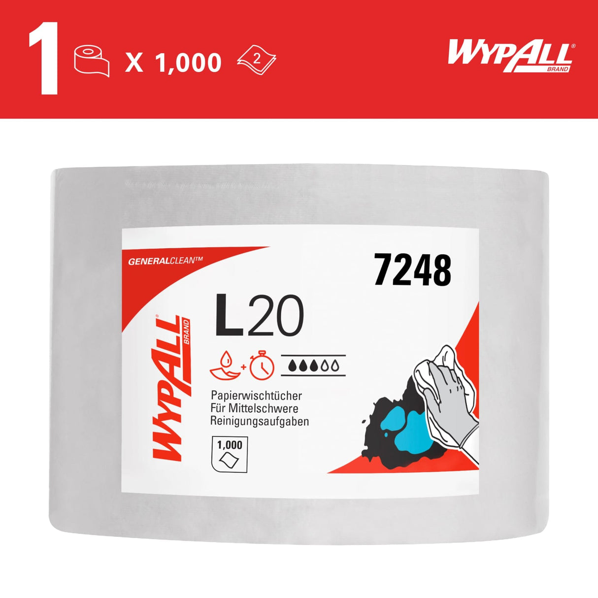 WYPALL* L20 Extra Wischtücher