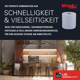 WypAll® L20 Wischtücher, 2-lagig, blau