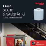 WypAll® L20 Wischtücher, 2-lagig, blau