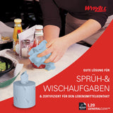 WypAll® L20 Wischtücher, 2-lagig, blau