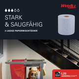 WypAll® L20 Wischtücher, 2-lagig, blau