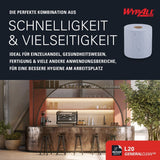 WypAll® L20 Wischtücher, 2-lagig, blau