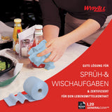 WypAll® L20 Wischtücher - Großrolle, blau