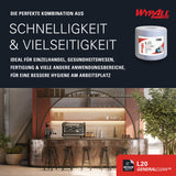 WypAll® L20 Wischtücher - Großrolle, blau