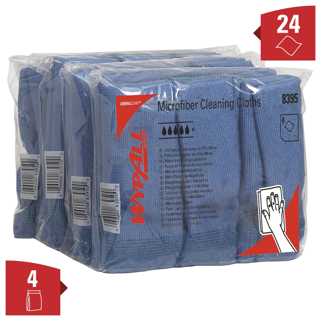 WYPALL* Mikrofaser-Allzwecktücher