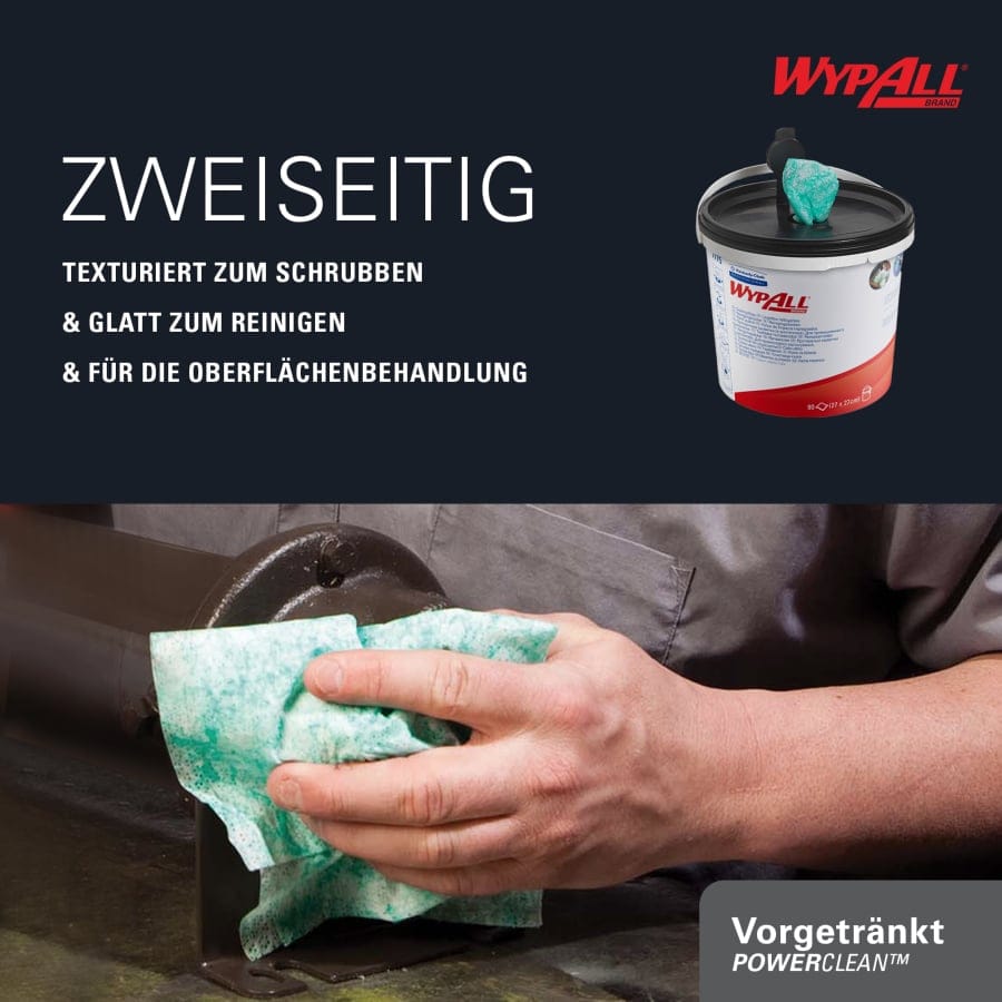 WYPALL* Reinigungstücher im Spendereimer