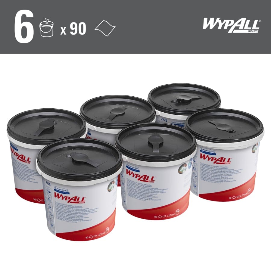 WYPALL* Reinigungstücher im Spendereimer