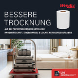 WYPALL® Reinigungstücher L10, mit Zentralentnahme, weiß