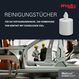 WypAll® Reinigungstücher Wettask, weiß, perforiert