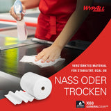 WypAll® X60 Reinigungstücher, 1-lagig, weiß