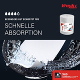 WypAll® X60 Reinigungstücher, 1-lagig, weiß