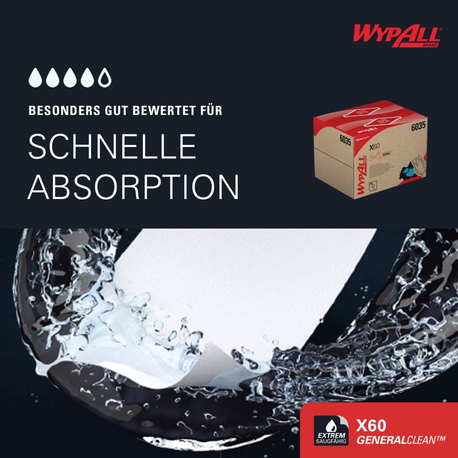 WYPALL* X60 Wischtücher - BRAG* Box