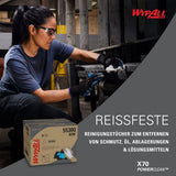 WYPALL* X70 Wischtücher, weiß