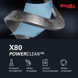 WYPALL* X80 Brag Box Wischtücher, blau