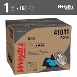 WYPALL* X80 Brag Box Wischtücher, blau