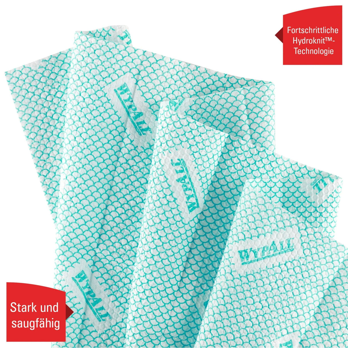 WypAll® X80 Plus Wischtücher, 1-lagig, 34,5 x 33,5 cm