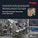 WYPALL* X80 Wischtücher, blau