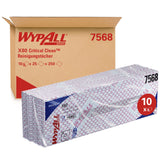 WYPALL* X80 Wischtücher - Interfold 1 Karton = 10 Boxen à 25 Tücher Rot