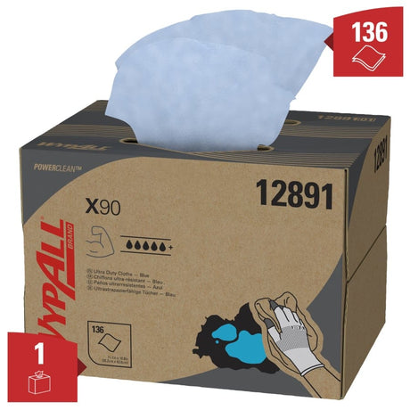 WypAll® X90 Wischtücher, 2-lagig, 42,7 x 28,2 cm