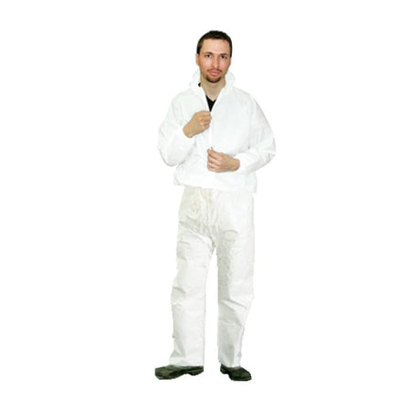 zetDress paint-tex plus Malerjacke und Einweghose Malerjacke, Größe L, 50 Stück