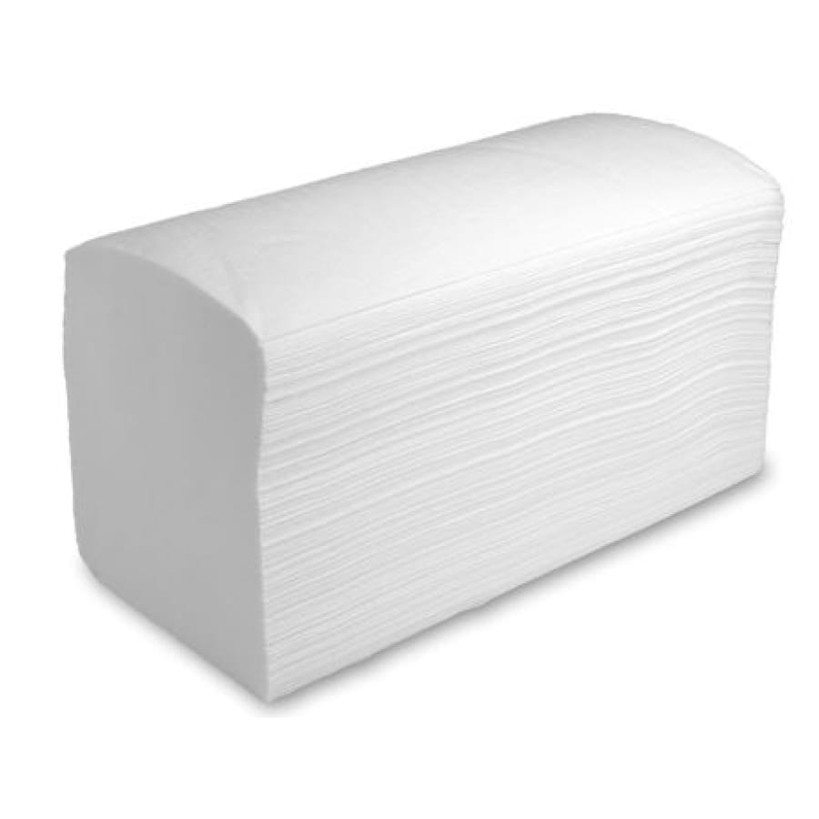 zetForm Falthandtücher, W-Falz, 22 x 32 cm hochweiß, 20 Packungen à 120 Tücher