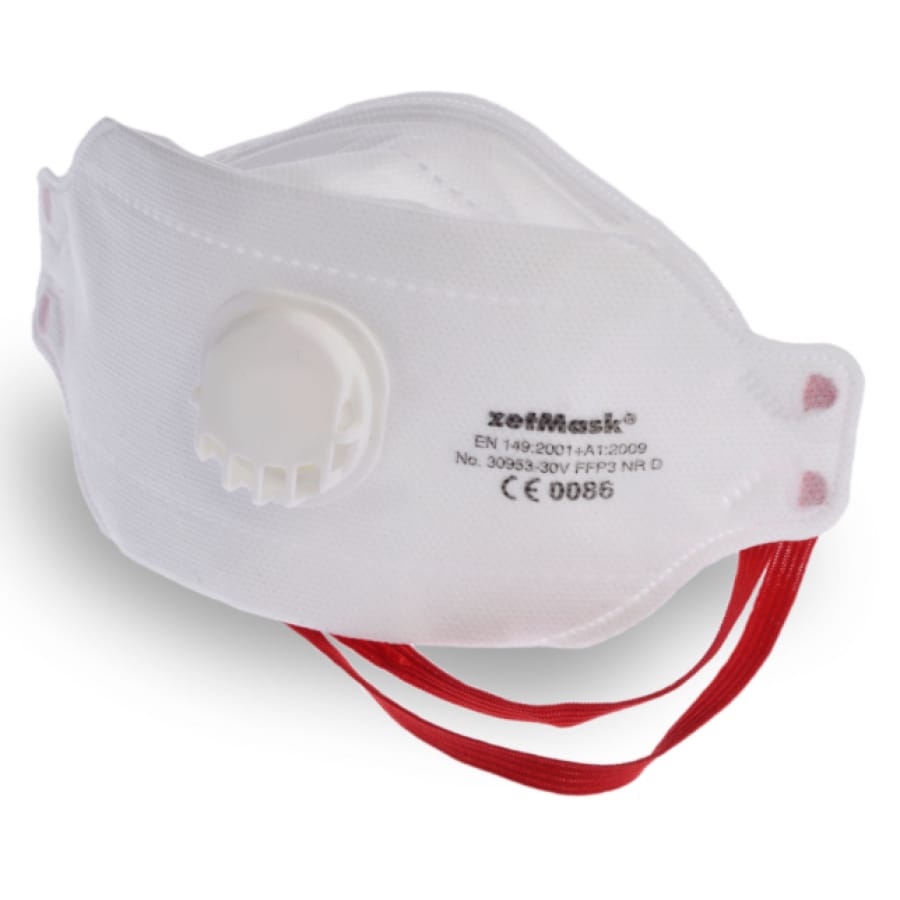 zetMask FFP3 NR D Feinstaubfiltermaske mit Ausatemventil, Karton à 240 Stück