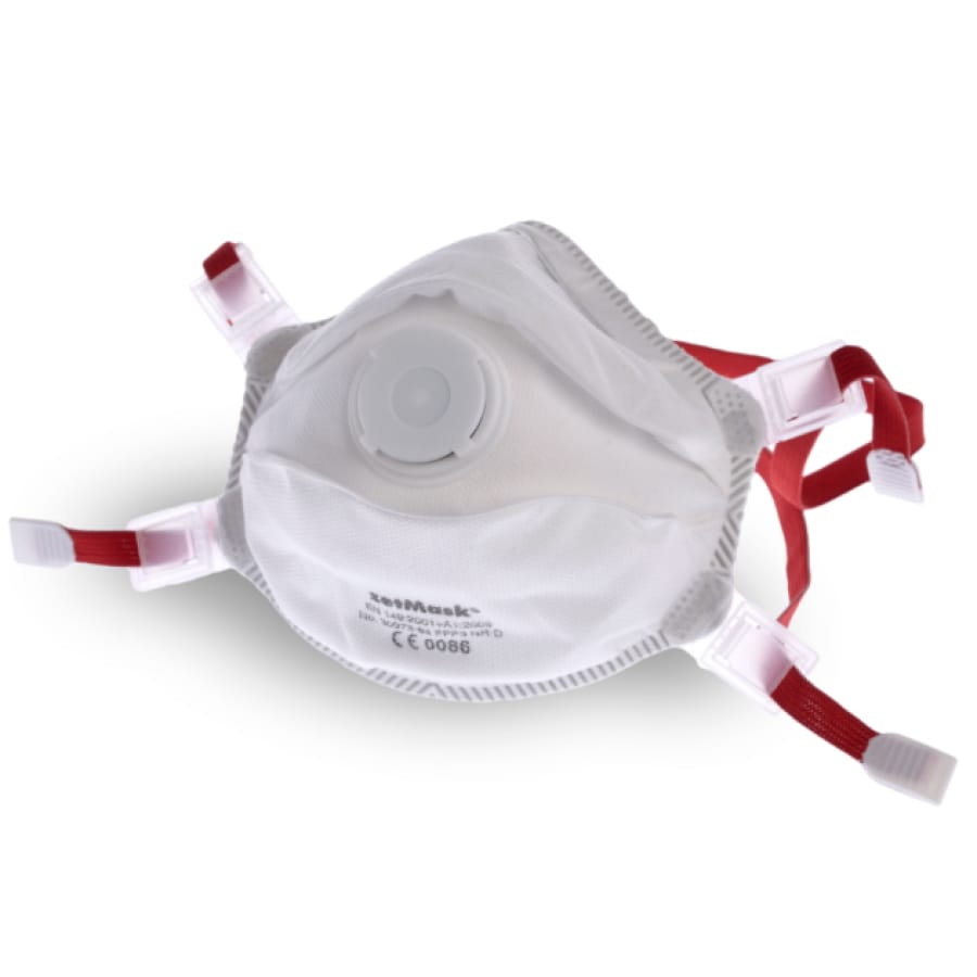 zetMask FFP3 NR D Feinstaubfiltermaske mit Ventil, Karton à 60 Stück
