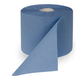 zetPutz Multiclean plus Putztuchrolle, blau 2-lagig 36 x 22 cm, 2 Rollen à 500 Abrisse