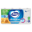 Zewa Ultra Clean Toilettenpapier, 4-lagig mit Strohanteil