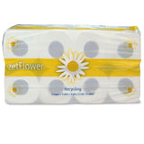 ZVG Toilettenpapier, Kleinrolle 2-lagig weiß, 64 Rollen à 250 Blatt
